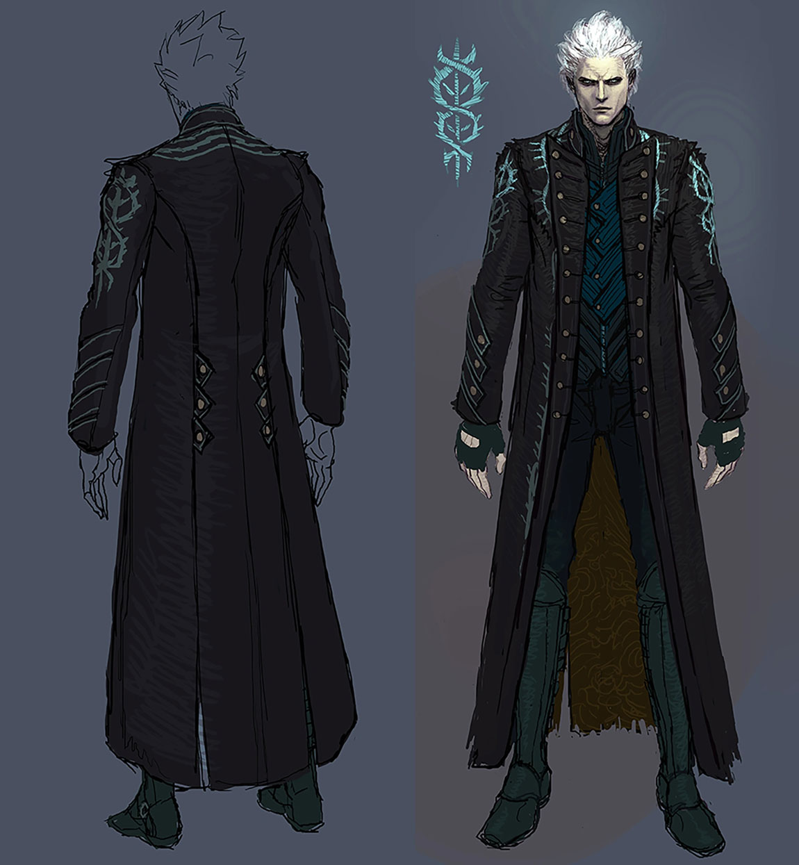 Vergil Concept Art from Devil May Cry 5