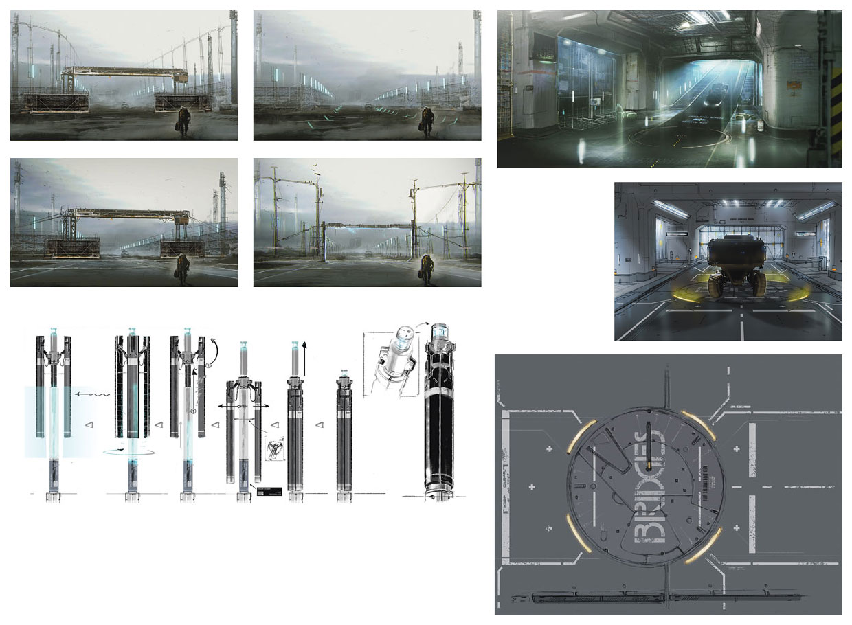 Bridges Center Art from Death Stranding
