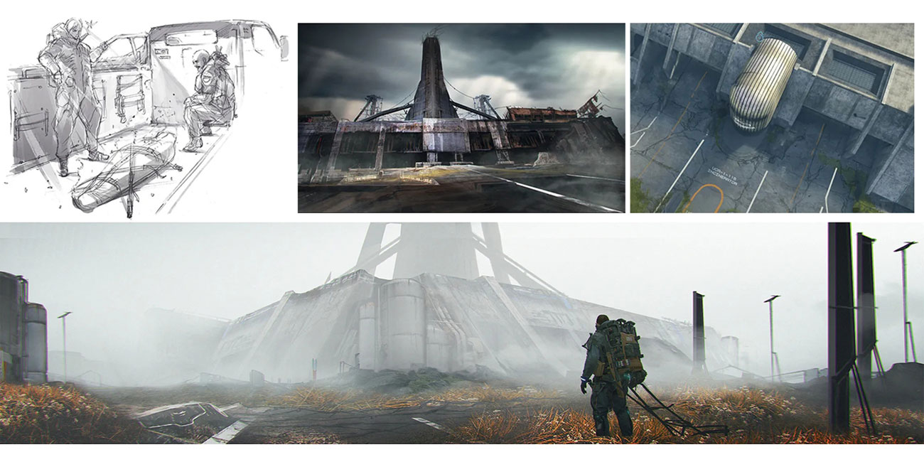 Crematorium Art from Death Stranding
