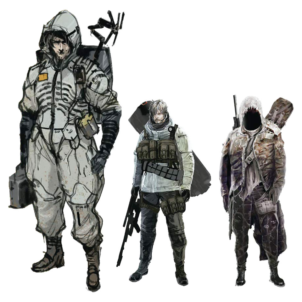 Sam Modern and Future Style Ideas Art from Death Stranding
