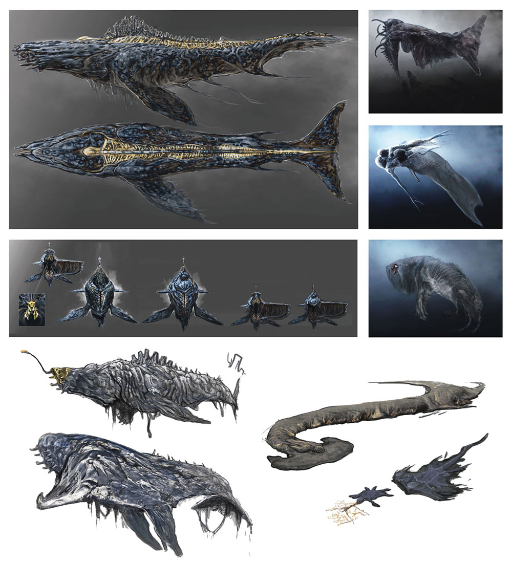 Whale-Type EV Concept Art from Death Stranding