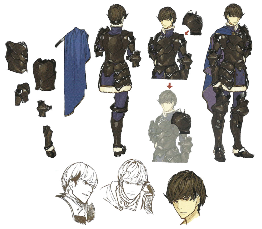 Berkut Concept Artwork from Fire Emblem Echoes: Shadows of Valentia