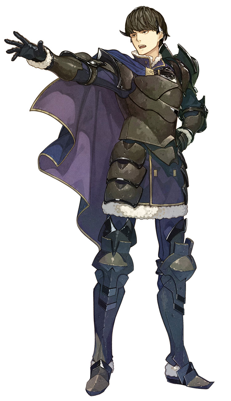 Berkut Character Art from Fire Emblem Echoes: Shadows of Valentia