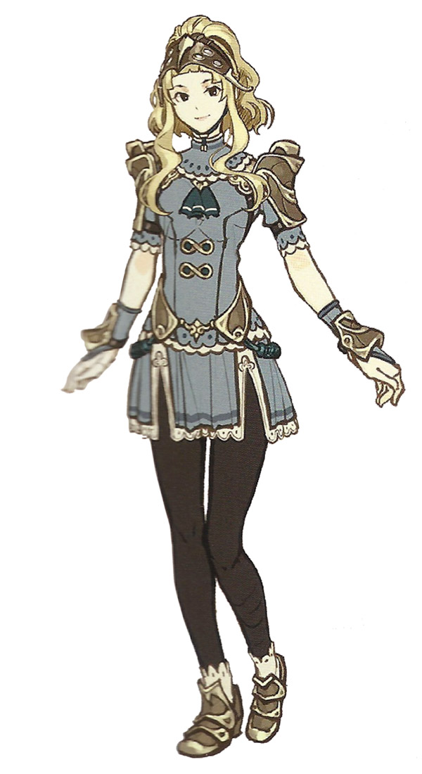 Clair Concept Artwork from Fire Emblem Echoes: Shadows of Valentia