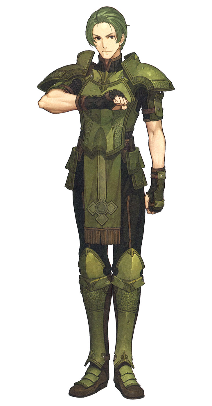 Forsyth Character Art from Fire Emblem Echoes: Shadows of Valentia