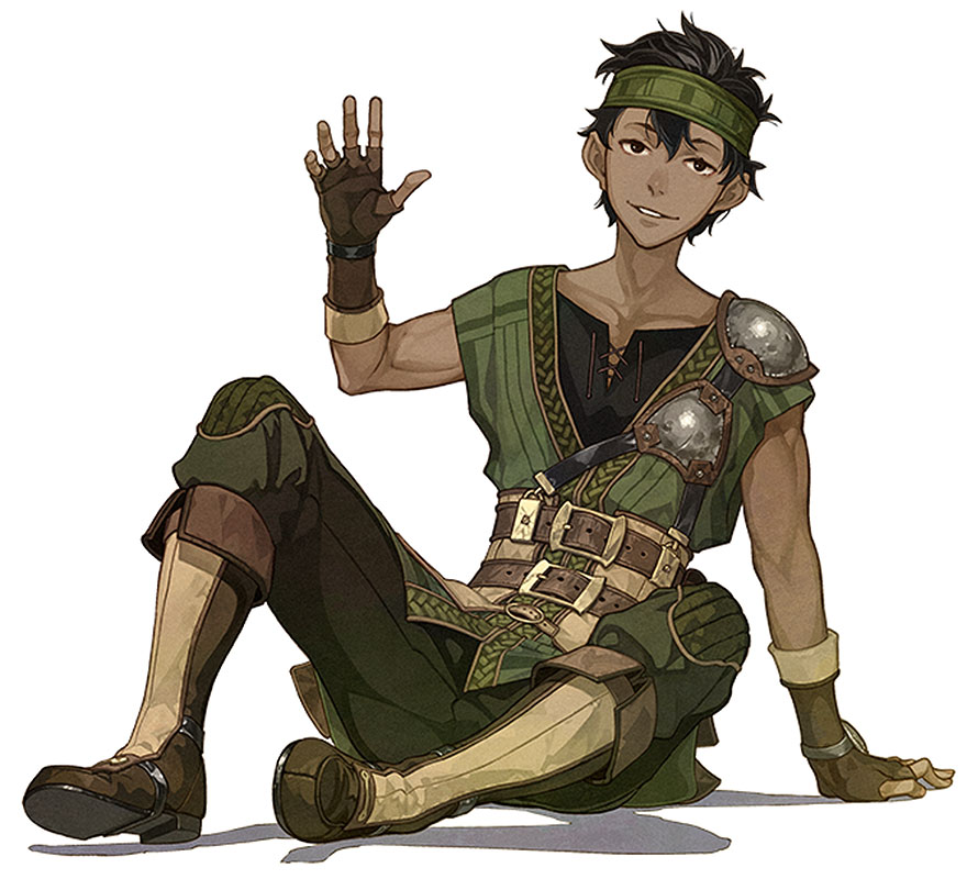 Gray Character Art from Fire Emblem Echoes: Shadows of Valentia