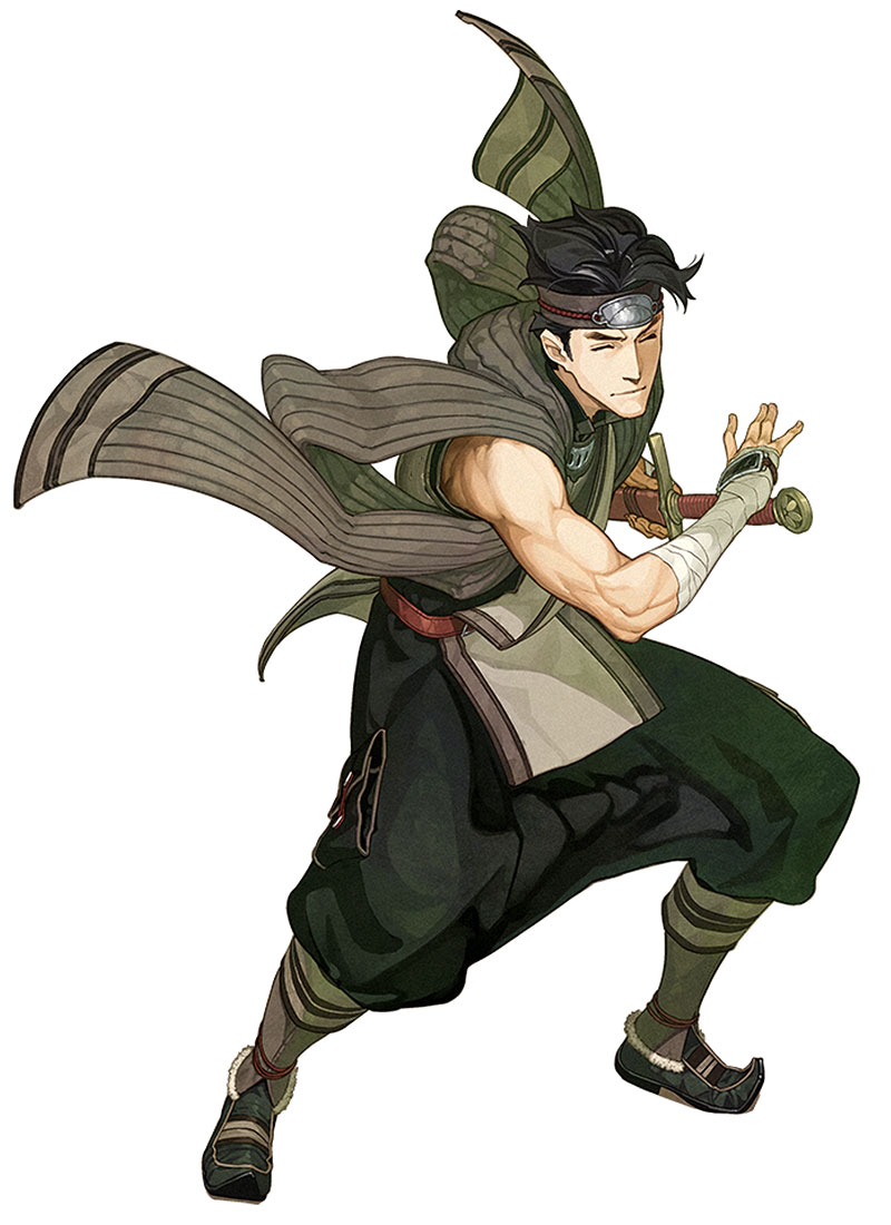 Kamui Character Art from Fire Emblem Echoes: Shadows of Valentia