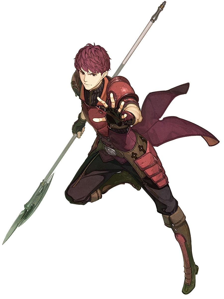 Lukas Character Art from Fire Emblem Echoes: Shadows of Valentia