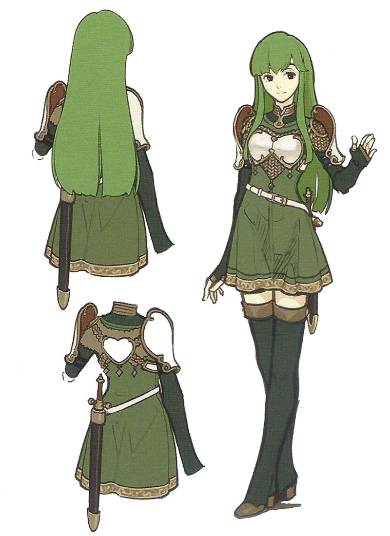 Palla Concept Artwork from Fire Emblem Echoes: Shadows of Valentia