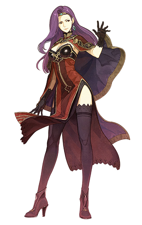 Sonya Character Art from Fire Emblem Echoes: Shadows of Valentia