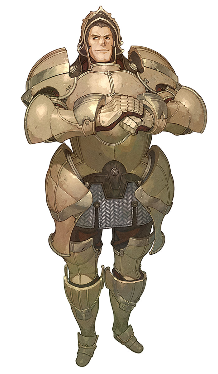 Valbar Character Art from Fire Emblem Echoes: Shadows of Valentia
