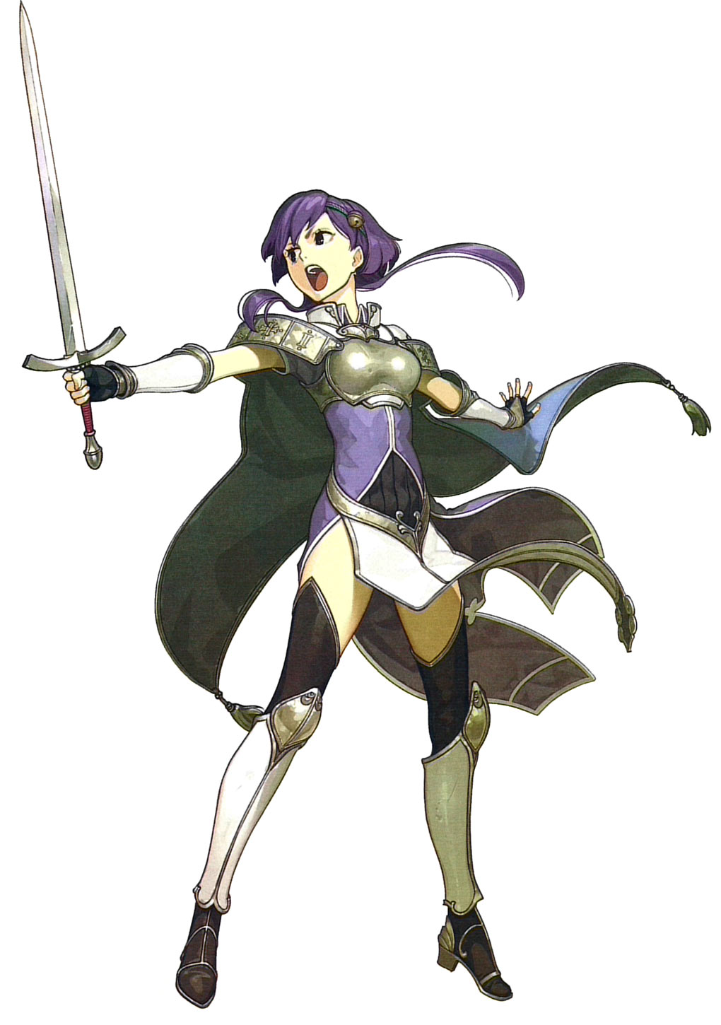 Yuzu Character Art from Fire Emblem Echoes: Shadows of Valentia