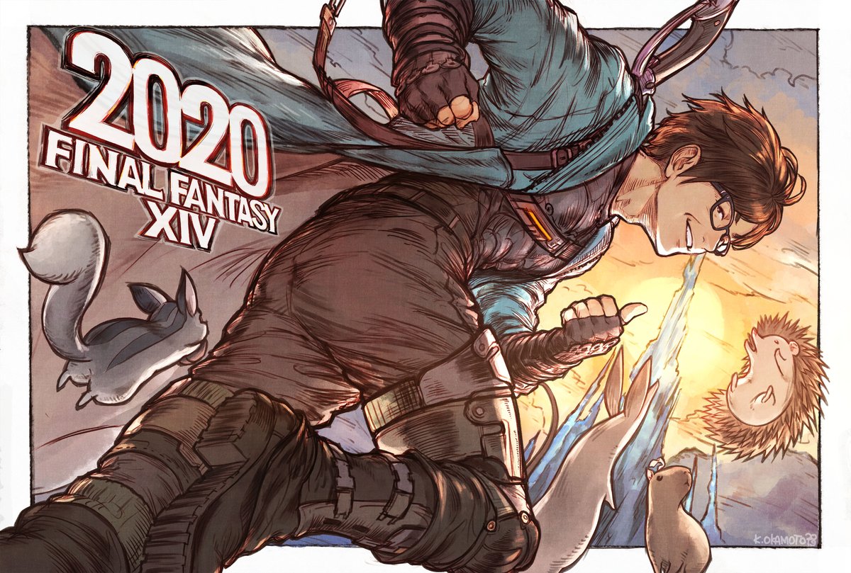 2020 New Year Art from Final Fantasy XIV: Shadowbringers