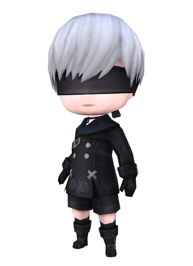 9S Automaton Minion Art from Final Fantasy XIV: Shadowbringers