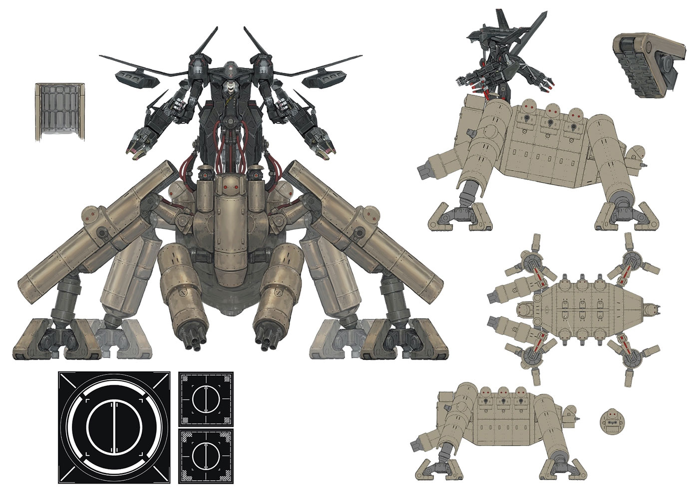 9S-Operated Walking Fortress Art from Final Fantasy XIV: Shadowbringers