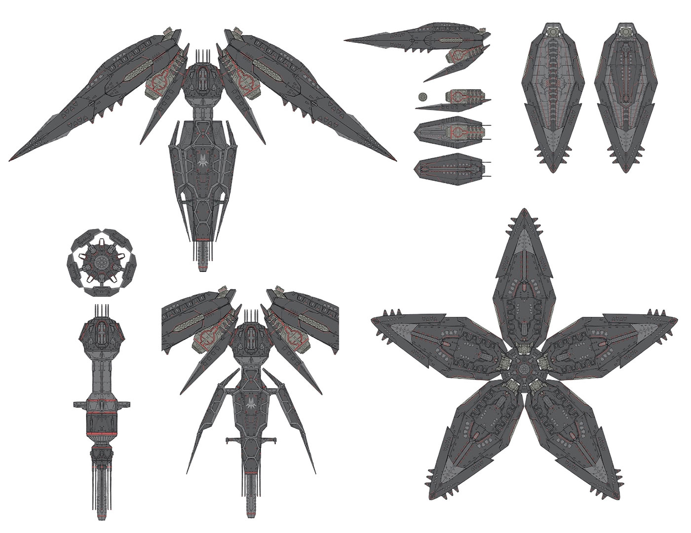 Aegis Unit Concept Art from Final Fantasy XIV: Shadowbringers