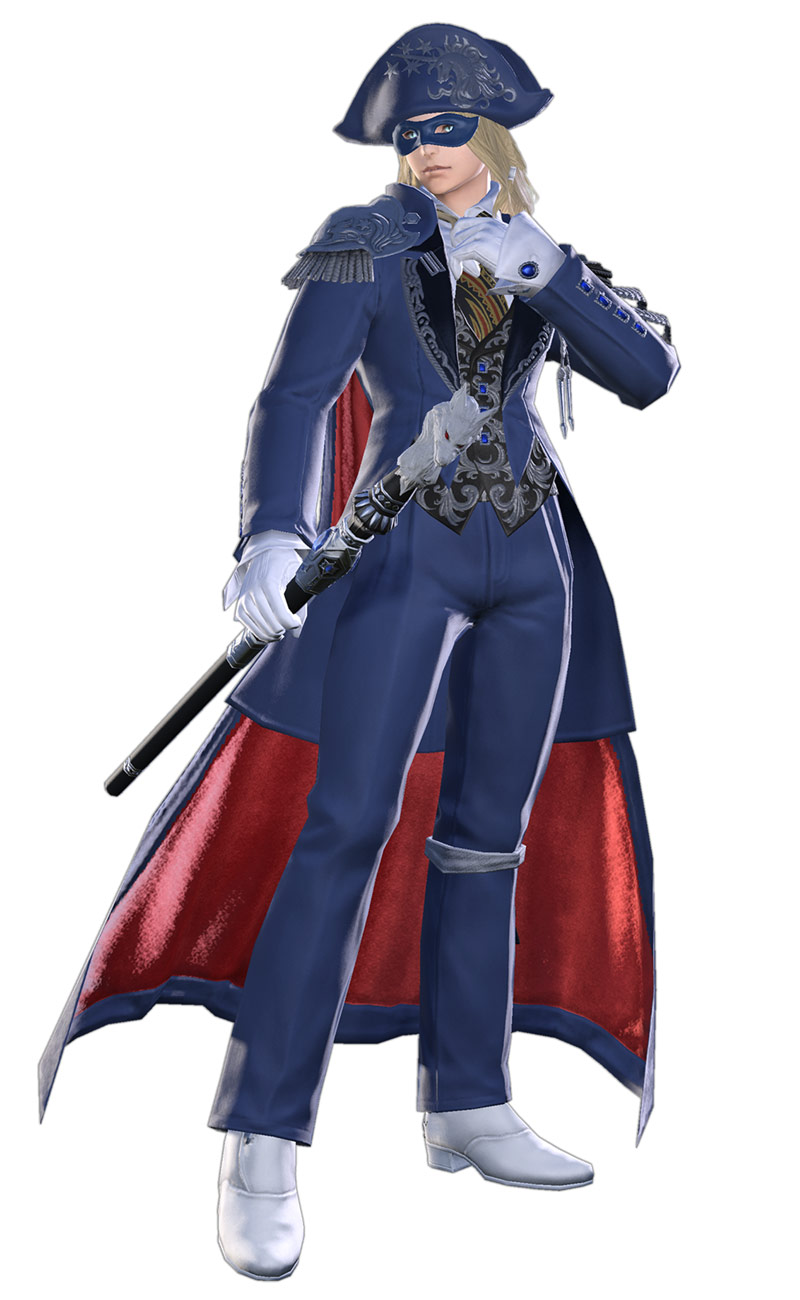 Blue Mage Render from Final Fantasy XIV: Shadowbringers