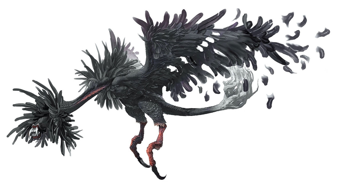 Carrion Crow Concept Art from Final Fantasy XIV: Shadowbringers