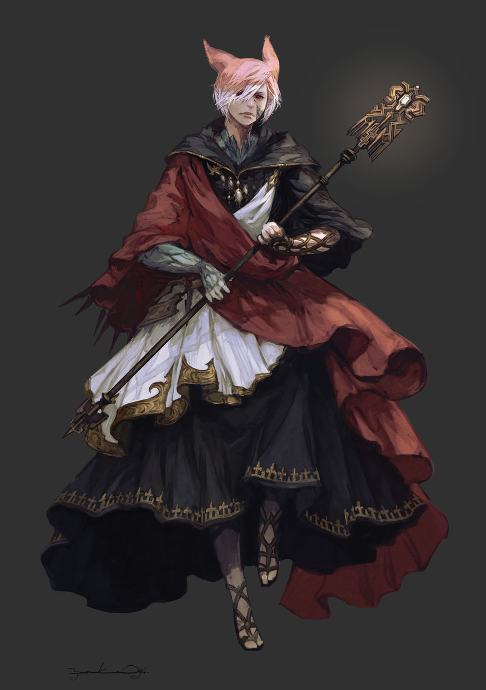 Crystal Exarch, G'raha Tia Art from Final Fantasy XIV: Shadowbringers