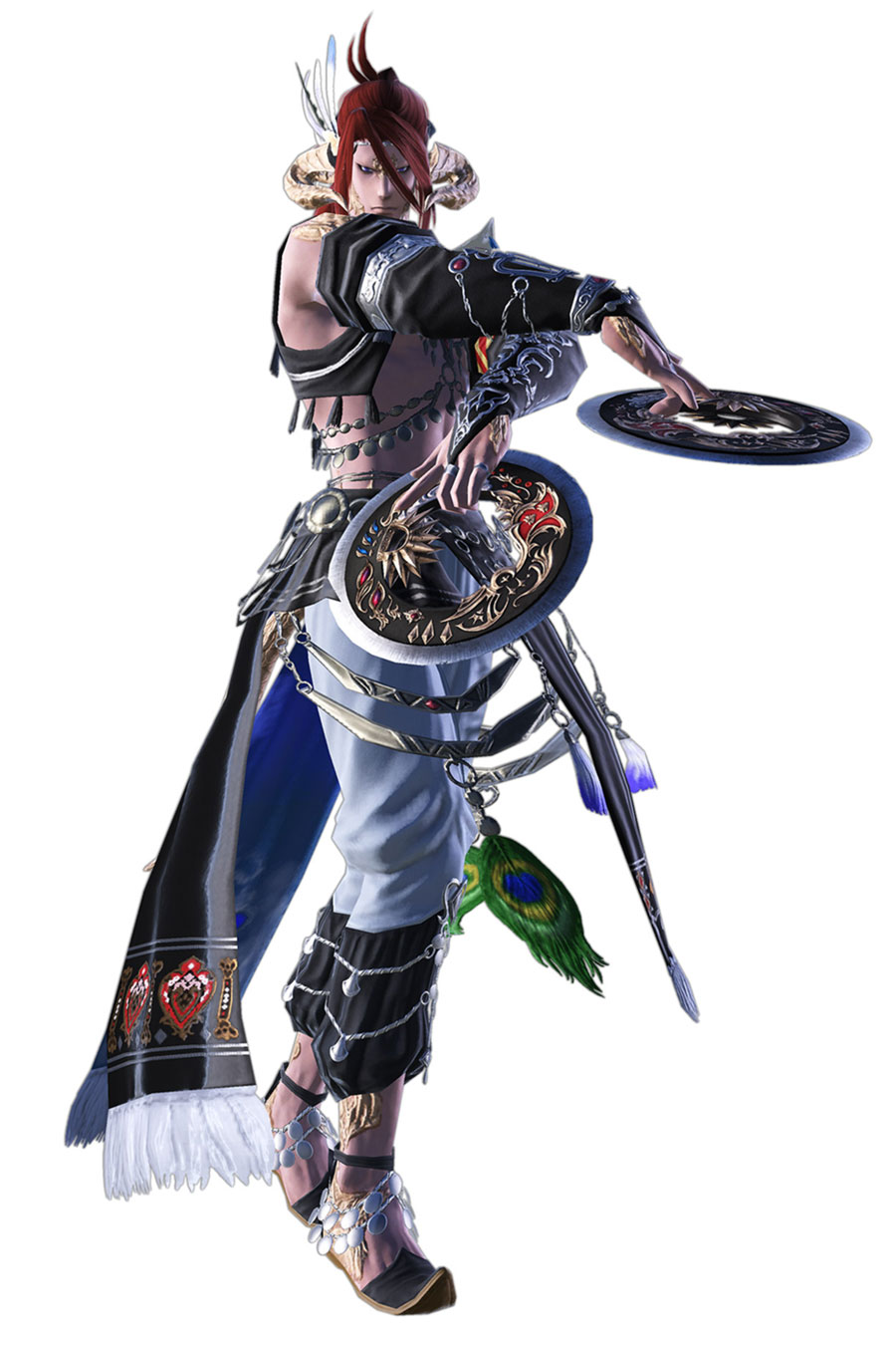Male Dancer Render from Final Fantasy XIV: Shadowbringers