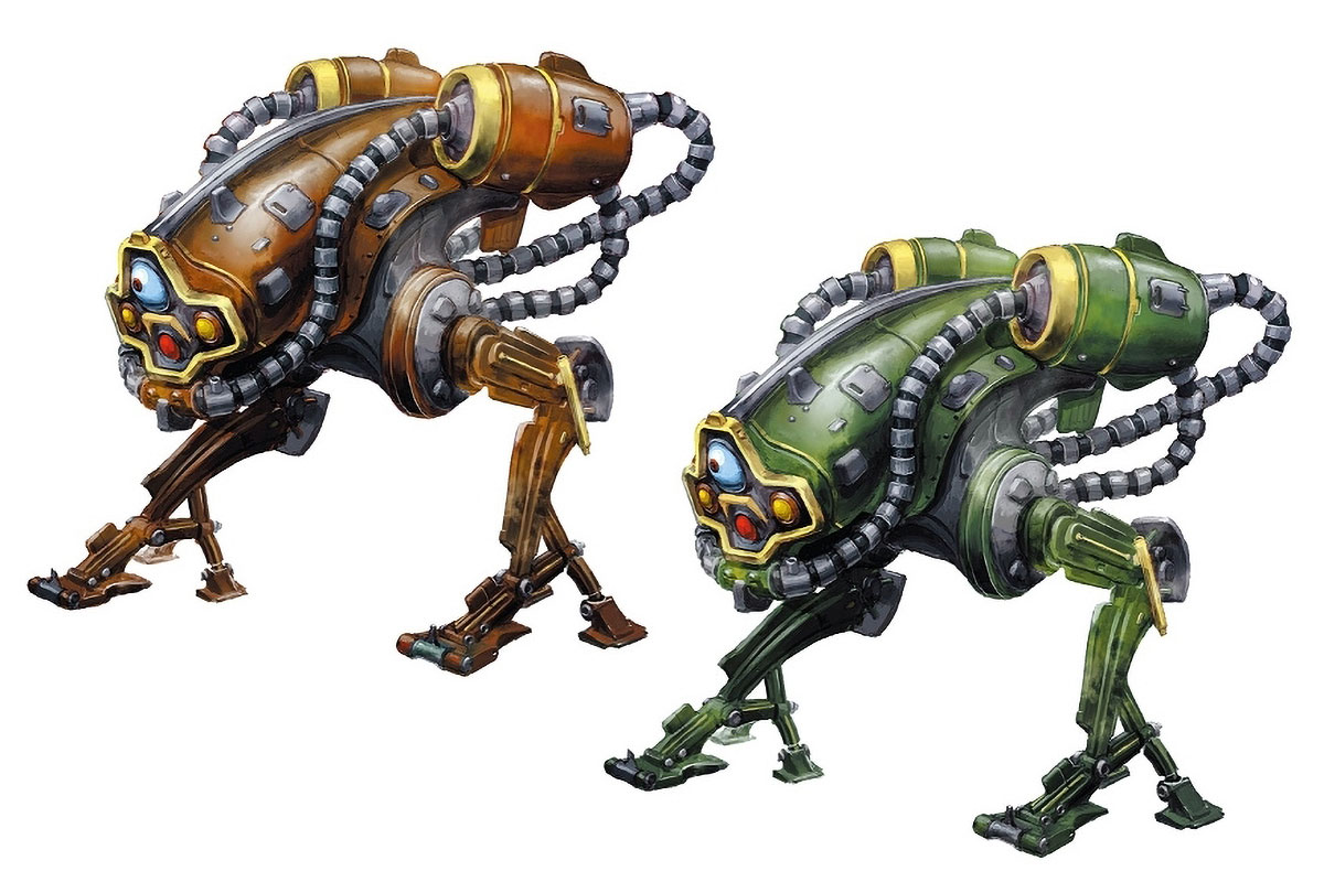 Death Machine Concept Art from Final Fantasy XIV: Shadowbringers