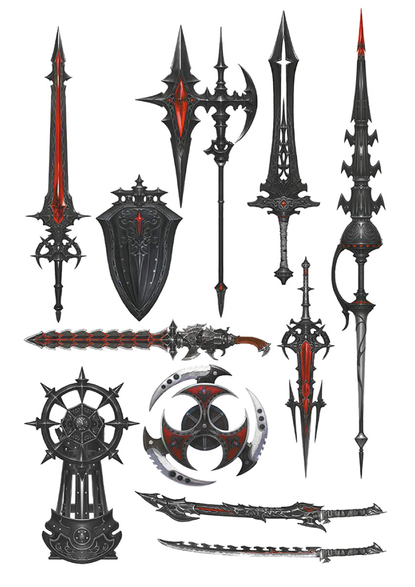 Deepshadow Arms Art from Final Fantasy XIV: Shadowbringers