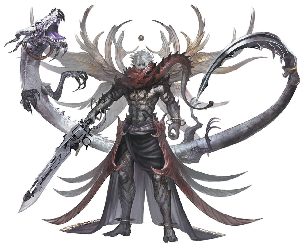 Dread Hope, the Fatebreaker Concept Art from Final Fantasy XIV: Shadowbringers