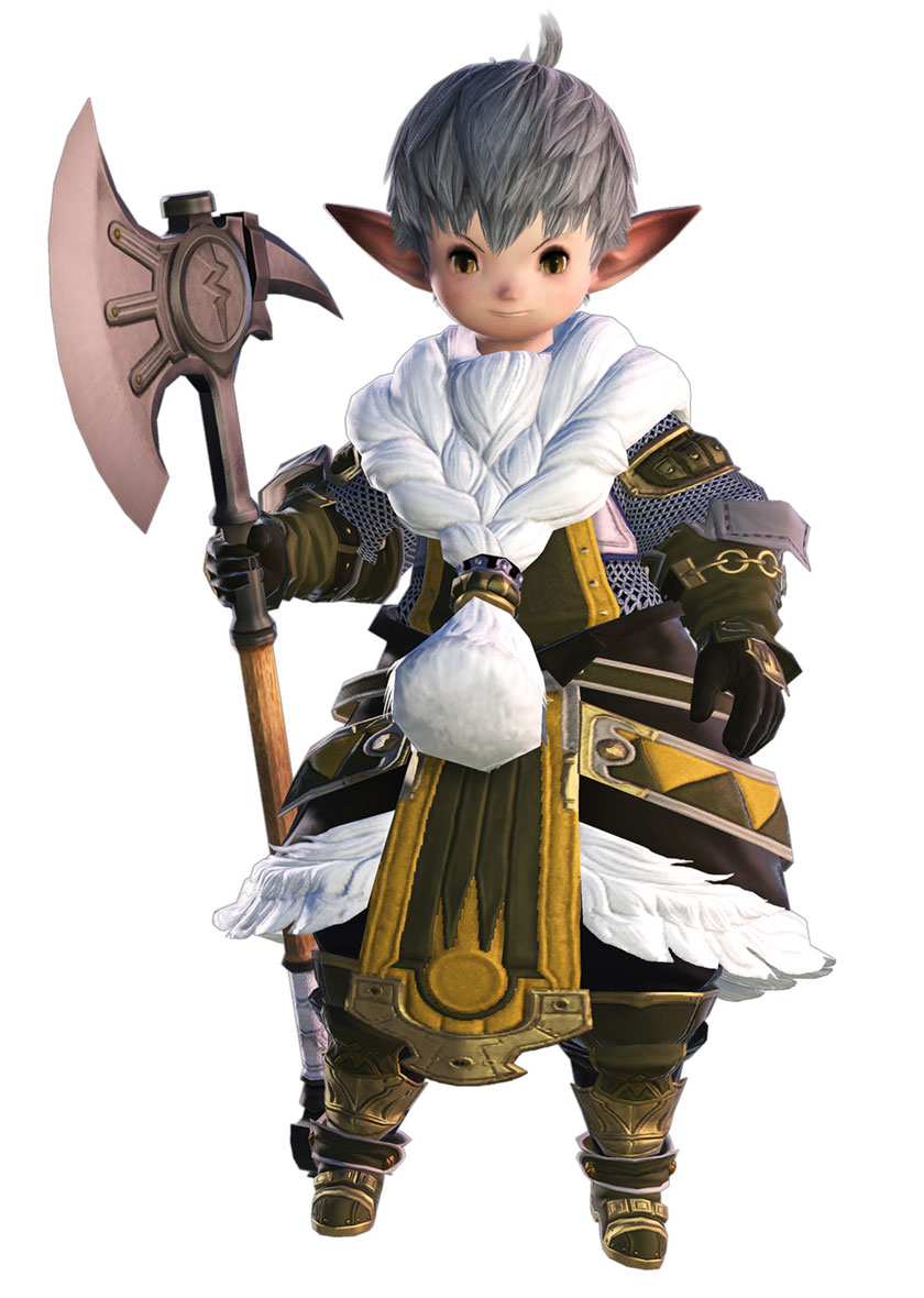 Dwarf Lalafell from Final Fantasy XIV: Shadowbringers