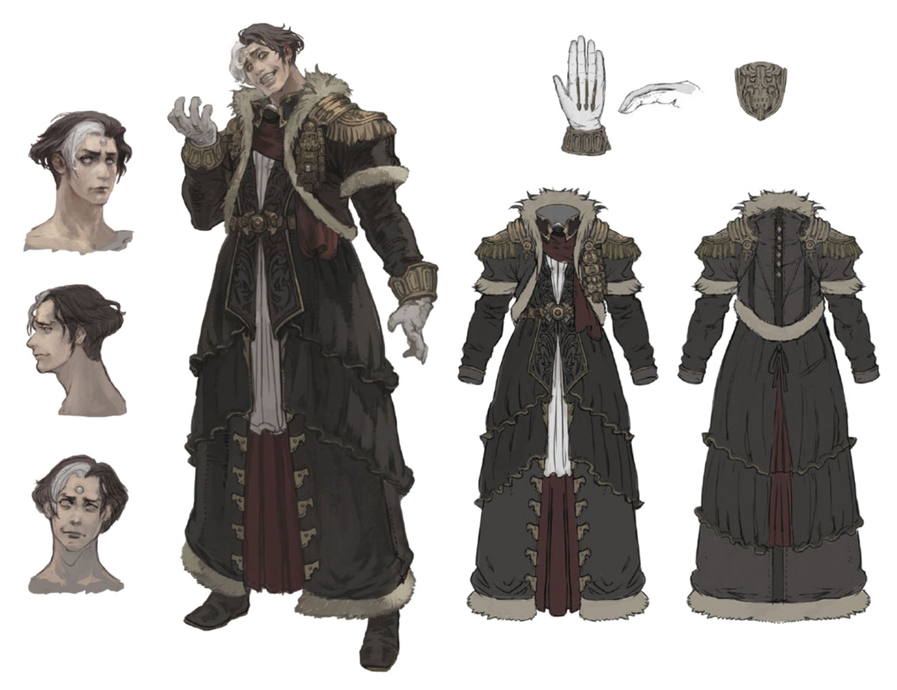 Emet-Selch Concept Art from Final Fantasy XIV: Shadowbringers