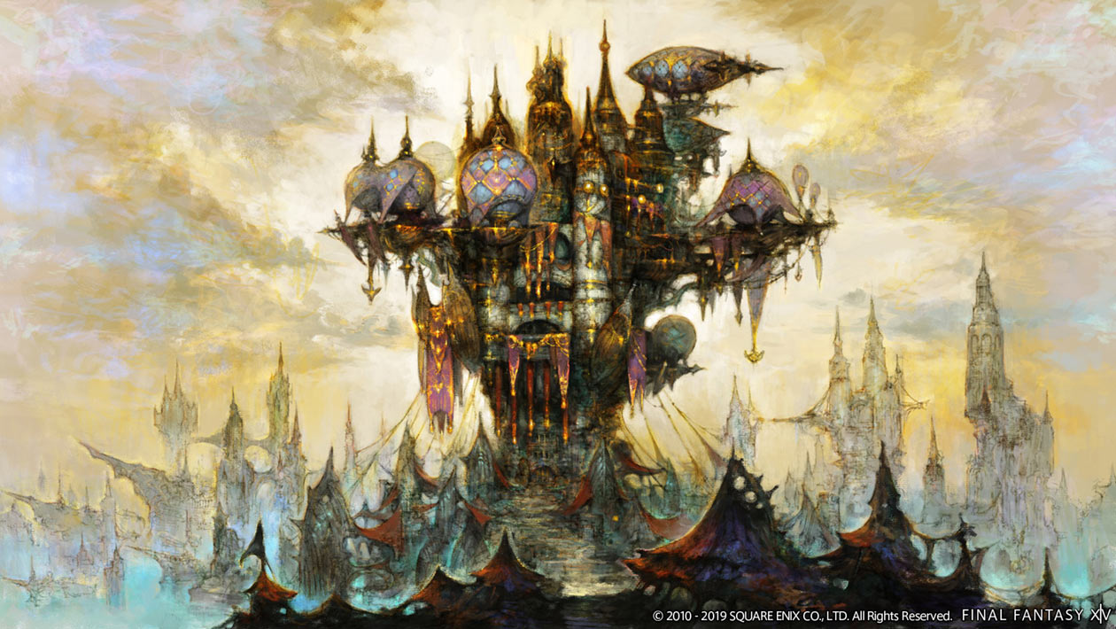 Eulmore Concept Art from Final Fantasy XIV: Shadowbringers