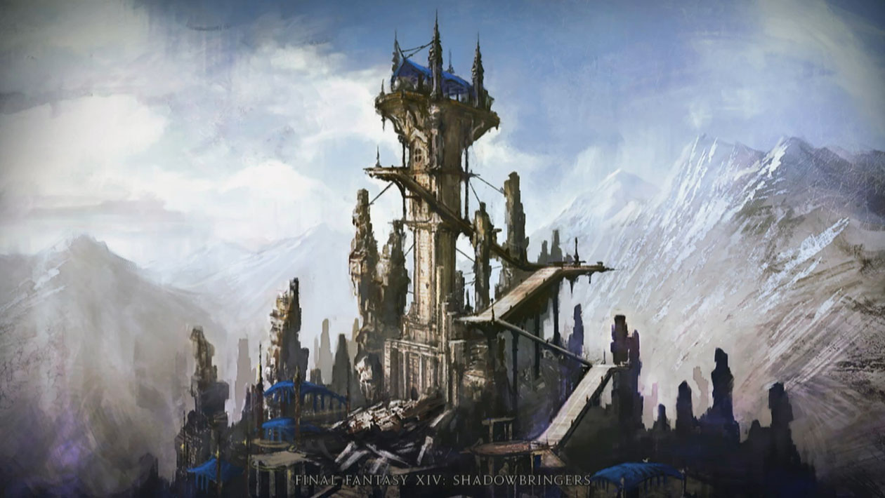 Fortress Concept Art from Final Fantasy XIV: Shadowbringers