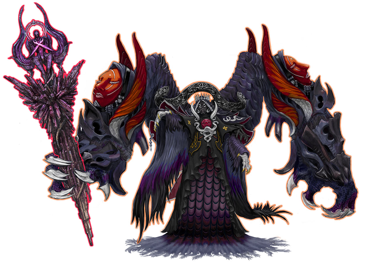 Hades Concept Art from Final Fantasy XIV: Shadowbringers