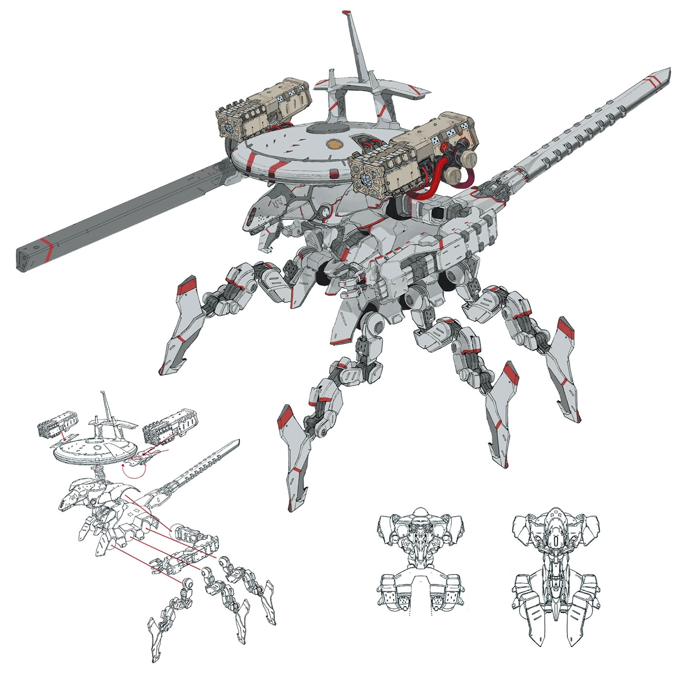 Heavy Artillery Unit Art from Final Fantasy XIV: Shadowbringers