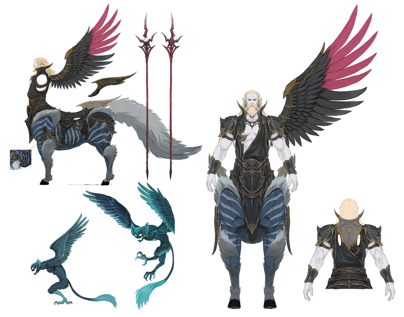 Heritor of Levin, Ramuh Concept Art from Final Fantasy XIV: Shadowbringers