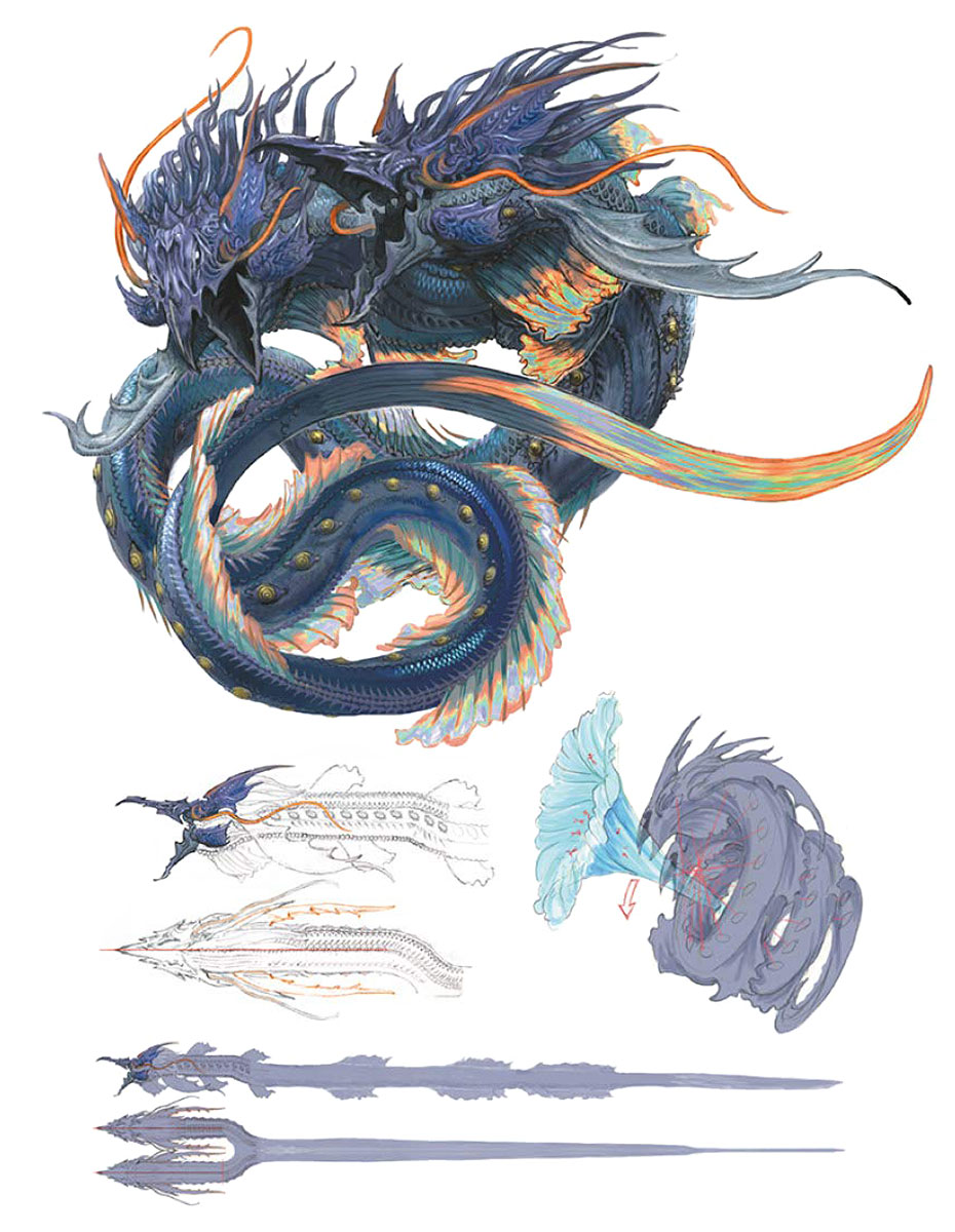 Heritor of the Whorl, Leviathan Art from Final Fantasy XIV: Shadowbringers