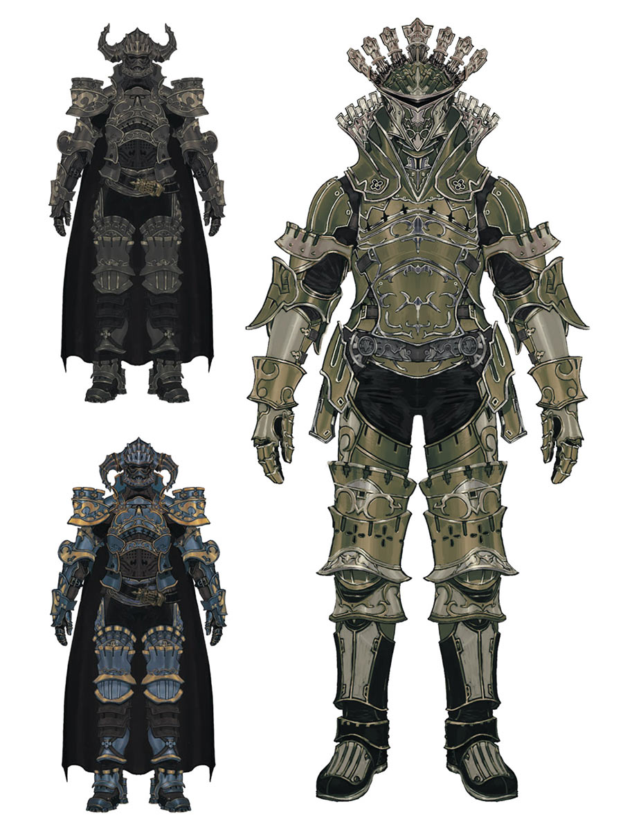 Law's Order Armor Art from Final Fantasy XIV: Shadowbringers