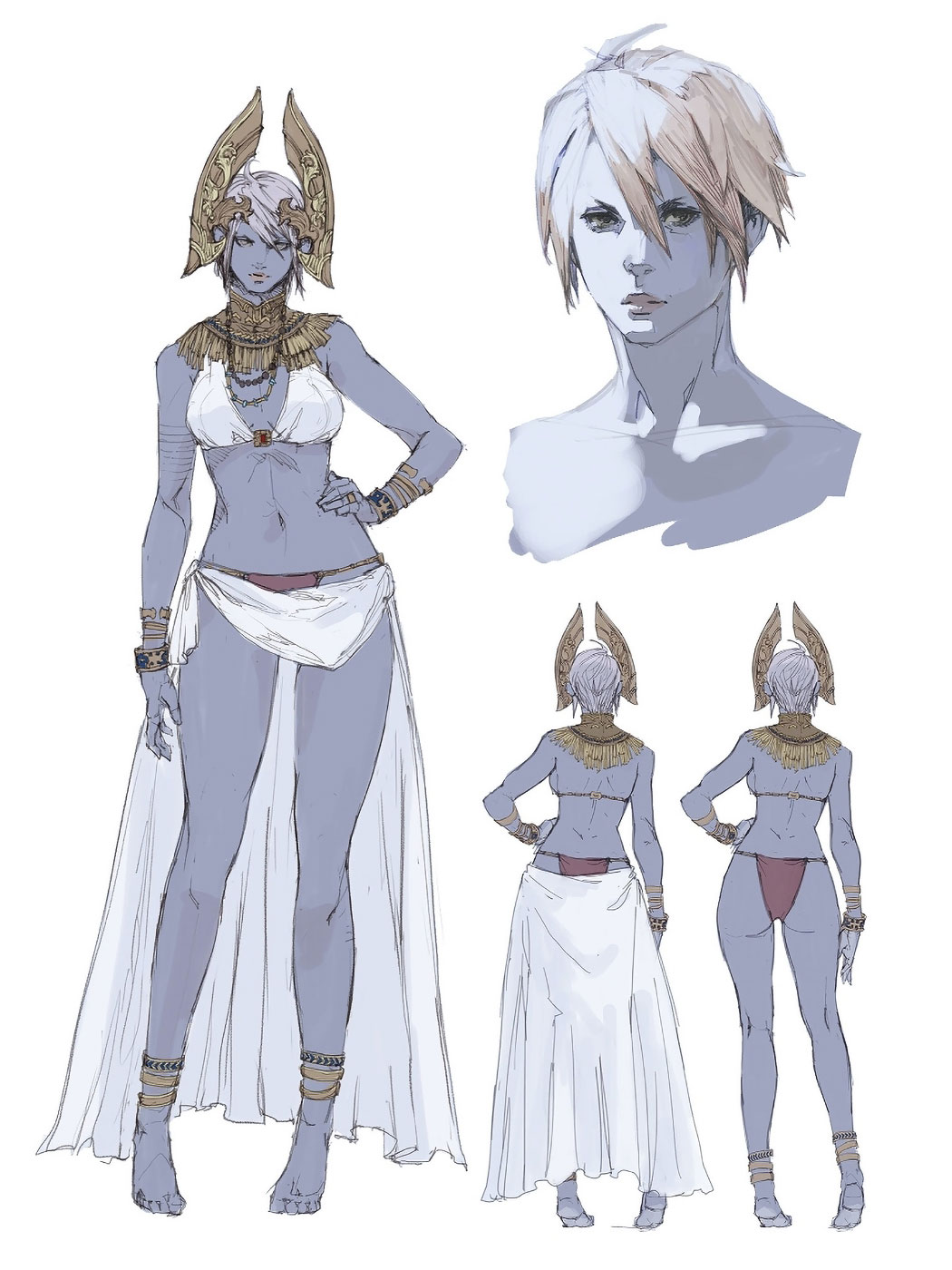 Misija Votyasch Concept Art from Final Fantasy XIV: Shadowbringers