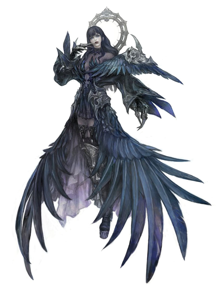 Oracle of Darkness Concept Art from Final Fantasy XIV: Shadowbringers