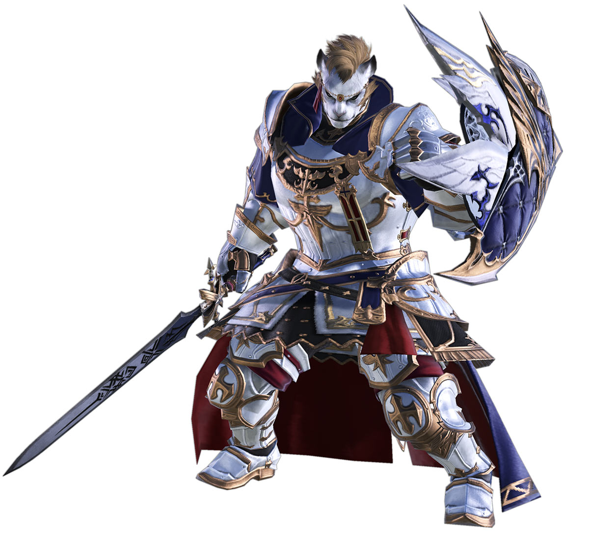Paladin Render from Final Fantasy XIV: Shadowbringers
