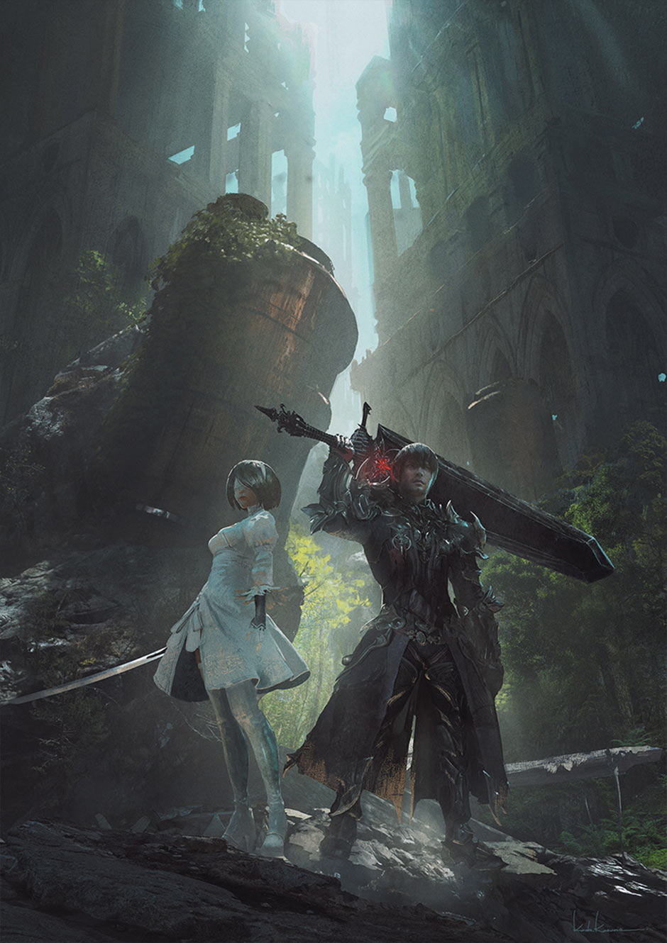 Patch 5.1 Illustration from Final Fantasy XIV: Shadowbringers