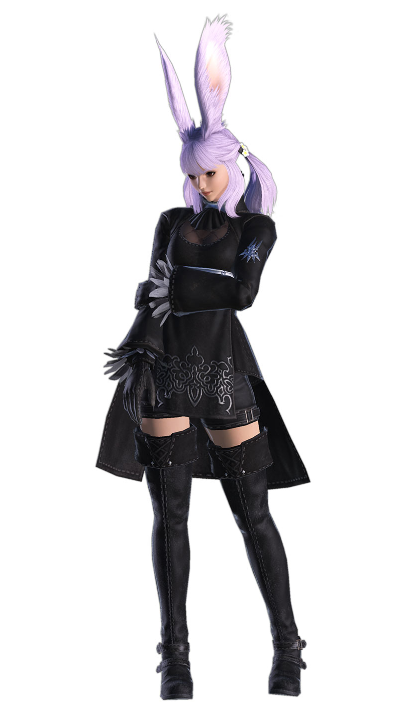 Puppet's Bunker Gear Set, Viera Art from Final Fantasy XIV: Shadowbringers