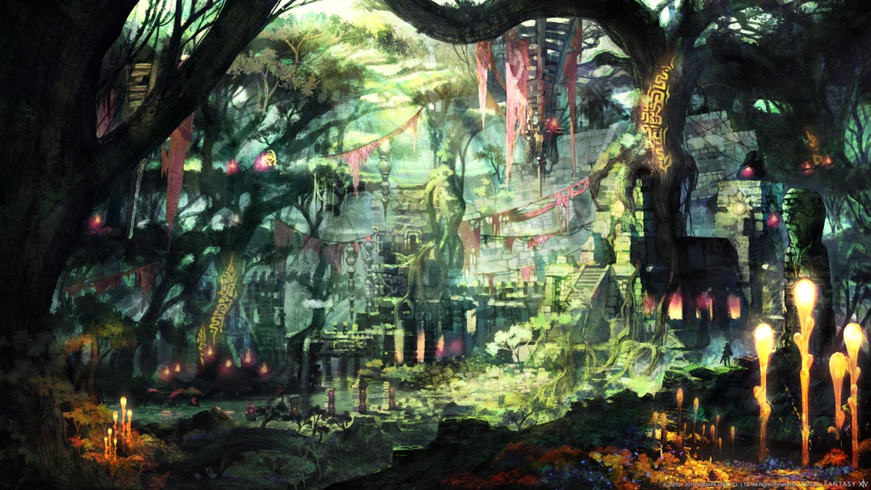 Rak-Tika Greatwood Concept Artwork from Final Fantasy XIV: Shadowbringers