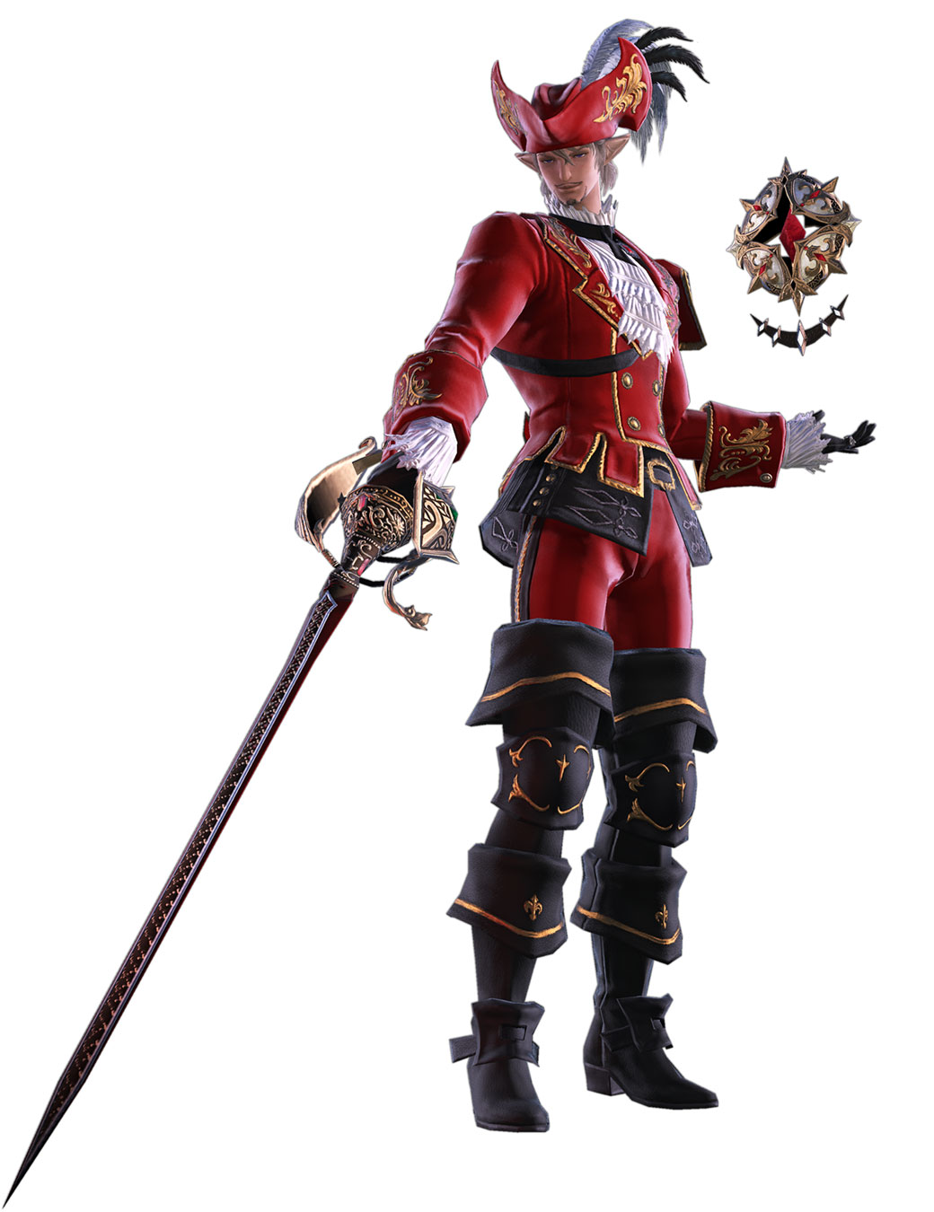 Red Mage Render from Final Fantasy XIV: Shadowbringers