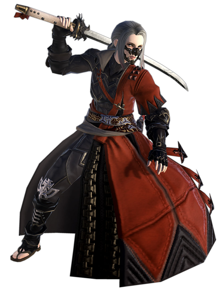 Samurai Render from Final Fantasy XIV: Shadowbringers