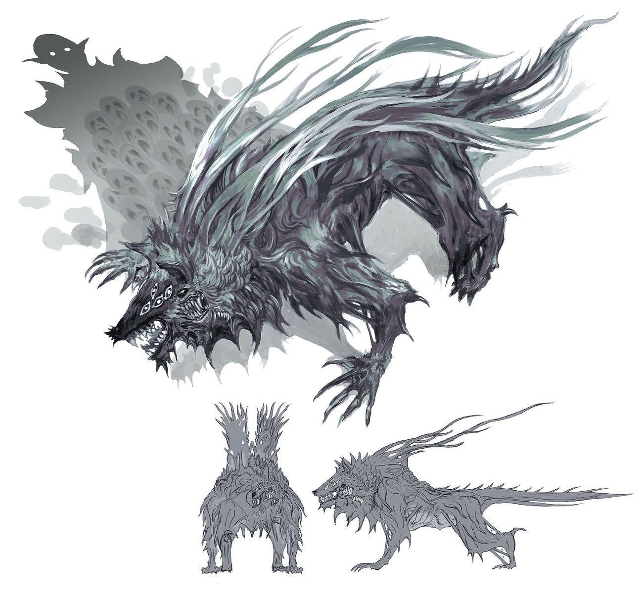 Shadowkeeper Concept Art from Final Fantasy XIV: Shadowbringers