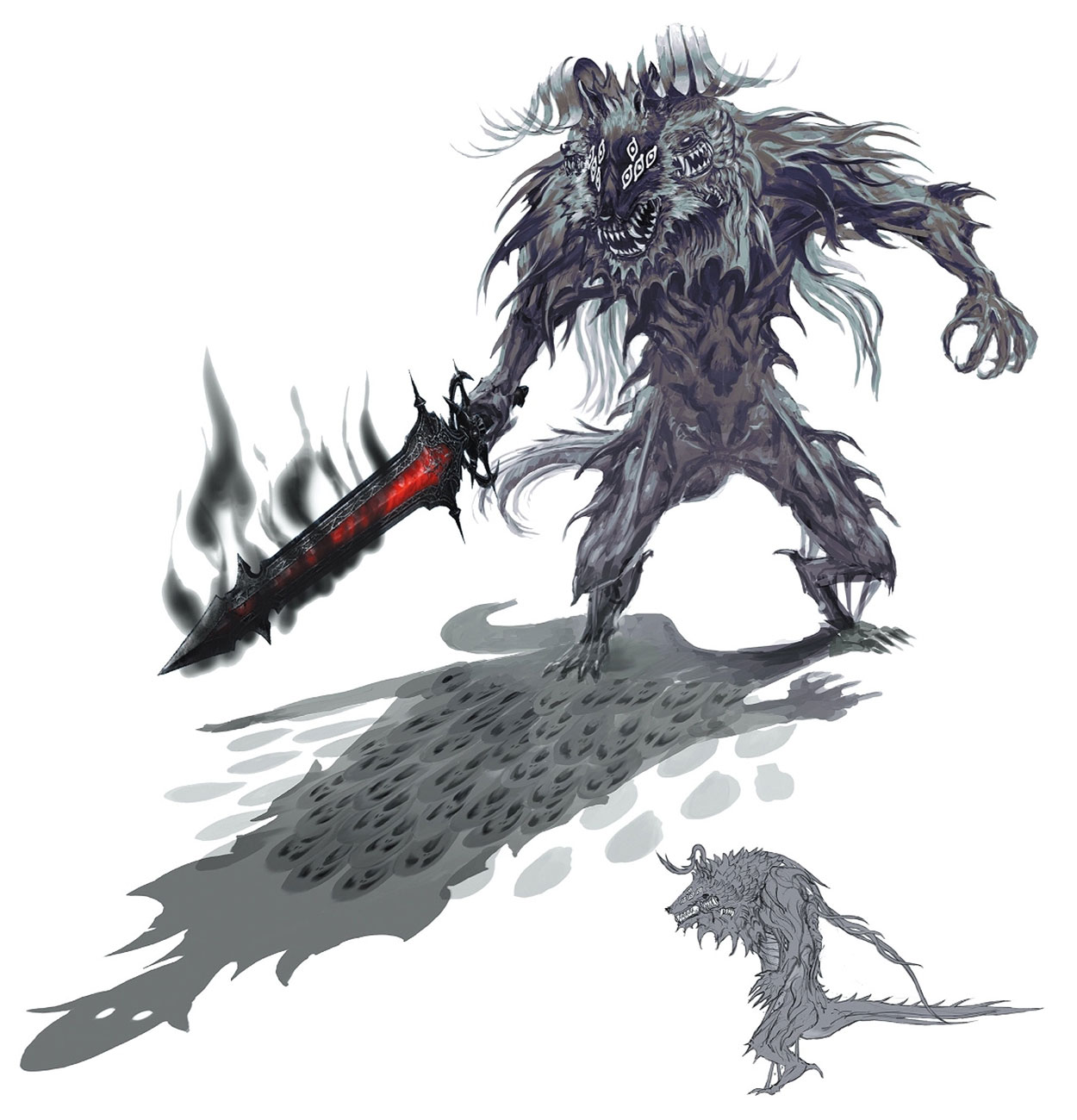 Shadowkeeper Concept Artwork from Final Fantasy XIV: Shadowbringers