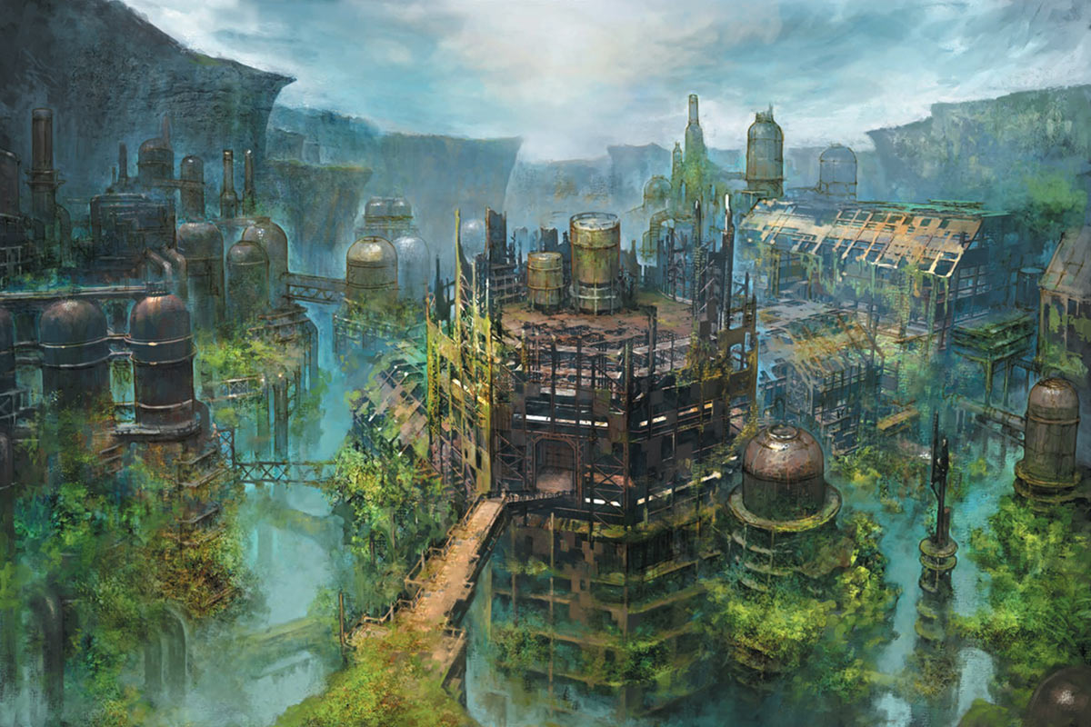 The Copied Factory Art from Final Fantasy XIV: Shadowbringers