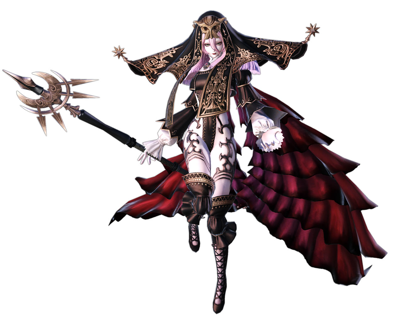 The Heroes' Gauntlet Boss Art from Final Fantasy XIV: Shadowbringers
