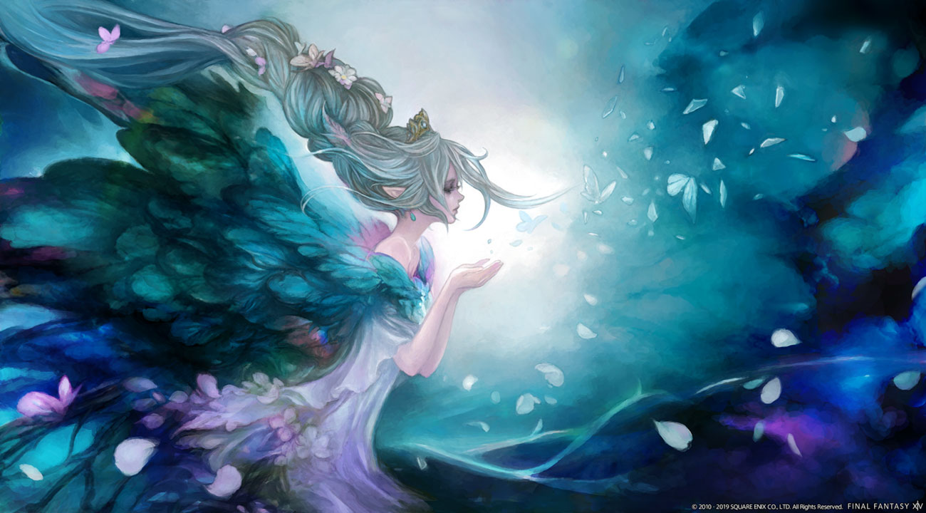 Titania Primal Artwork from Final Fantasy XIV: Shadowbringers