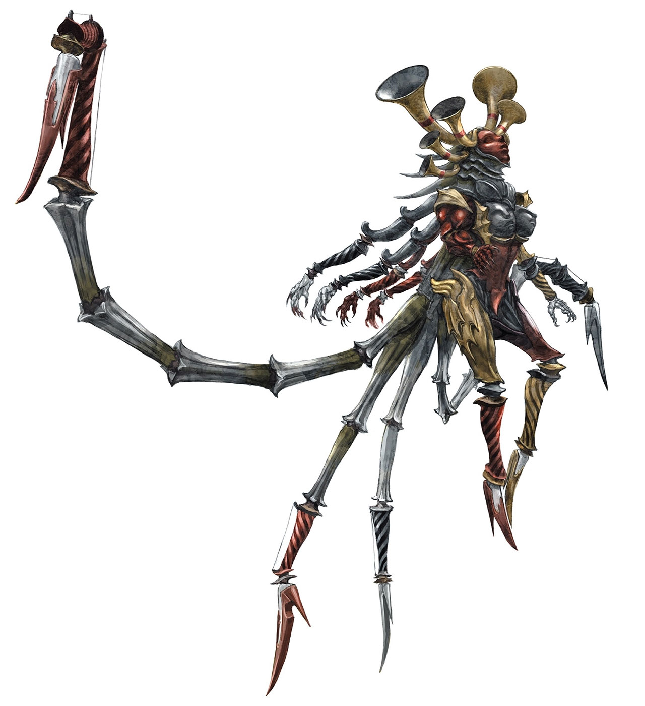 Trinity Seeker Concept Art from Final Fantasy XIV: Shadowbringers
